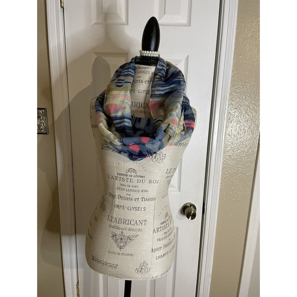 Aztec Print Infinity Scarf Soft Circle Loop Long Lightweight